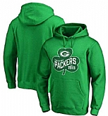 Men's Green Bay Packers Pro Line by Fanatics Branded St. Patrick's Day Paddy's Pride Pullover Hoodie Kelly Green FengYun,baseball caps,new era cap wholesale,wholesale hats